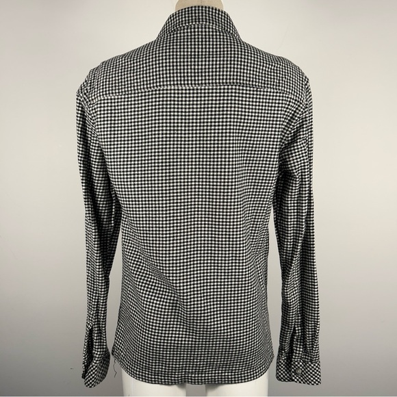❤️ Topman Monochrome Checkered Zipper Light Slim Jacket Size M - Picture 4 of 9